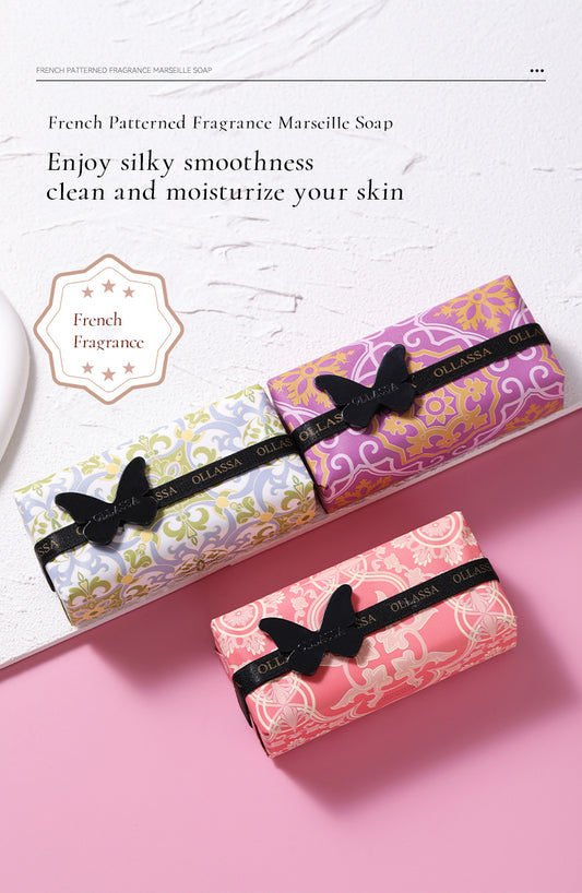 French Patterned Fragrance Marseille Soap