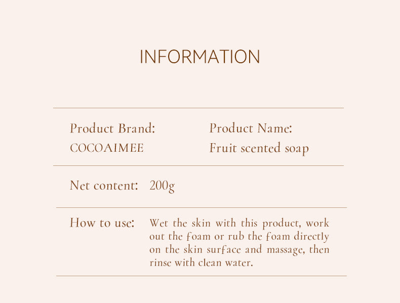 Fruit Fragrance Soap